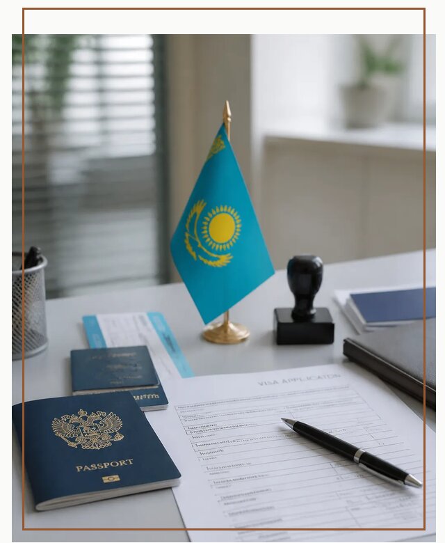Оформление визы в Казахстан для поездки и работы в Курганинске