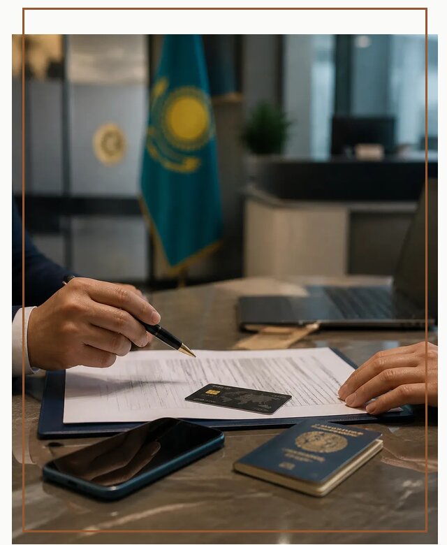 Открытие счета и банковской карты в Казахстане в Курганинске